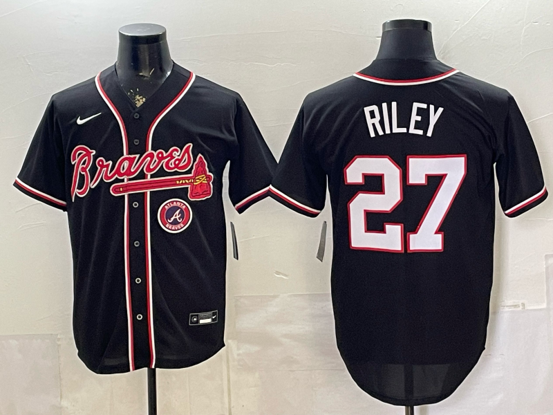 Men Atlanta Braves #27 Riley black Nike 2026 Jersey 05214